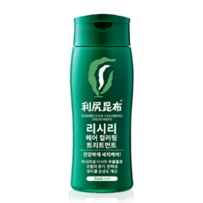 리시리 헤어 컬러링 트리트먼트, 흑갈색, 1개 흑갈색, 1개