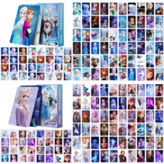 디즈니 겨울왕국 총집편 184장 포토카드 120장 스티커 64장 겨울왕국1 겨울왕국2 풀패키지 선물용 실사포함, 184개, Frozen