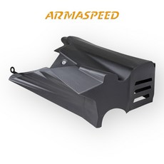 ARMASPEED RS660 卡夢 下導流 排氣管 護蓋 船底殼, 碳纖維黑色底漆