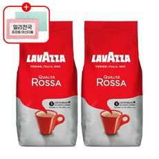 라바짜 퀄리타 로사 로스팅 원두커피, 500g, 2개, 홀빈(분쇄안함)