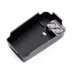 ZUNDUO 자동차 중앙 팔걸이 상자 볼보 XC40 2019-2023 인테리어 액세서리 수납 깔끔한 센터 콘솔 정리함 컨, 01 XC40 BOX