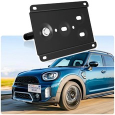 도난 방지 번호판 홀더 링컨 에비에이터/해적/노틸러스 2세대/네비게이터 4세대와 호환 전면 그릴 번호판 브래킷 장착 키트 드릴 범퍼 프레임 없음, Cooper S Countryman/Paceman/Co