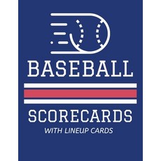 (영문도서) Baseball Scorecards With Lineup Cards: 50 Scoring Sheets For Baseball and Softball Games (8.5... Paperback, Independently Published, English, 9781686375057