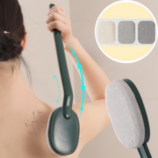 미룬토 헤드분리형 바디 세척 손잡이 등때밀이+리필 2p, 그린, 1개, 1개입