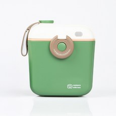 마만스 휴대용 분유 케이스 L, 1개, 그린