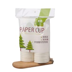 SONGJ 紙杯 耐高溫 防滲漏 不含螢光物質, 1個, 1個裝