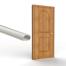 현관문 문풍지 문틈 바람막이 실리콘 문틈막이 바람 외풍 벌레 소음 먼지 차단 창틈이 D형, 1개, 소형 1.2m 반투명