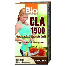 Bio Nutrition CLA共軛亞油酸孅活軟膠囊 1500mg 無麩質 無糖, 60顆, 1盒
