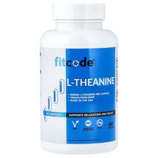 fitcode l-테아닌 200mg 베지 캡슐 60정 fitcode (핏코드), 1개