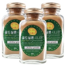 풍미가 깊은 랑카스 골드 실론 시나몬 가루, 80g, 3개