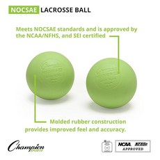 Champion Sports 벌크 그린 라크로스 볼