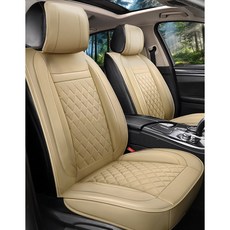 제니븐 자동차 시트커버 교체 차량용 보호매트 카시트 SF-590, 1개, SF-590 앞좌석 베이지1P