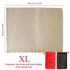 바베큐 화재 방지 구덩이 매트 캠핑 고온 다림질 난연 카펫, 04 XL, 1개