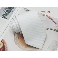 商務領帶 男士斜紋滌綸絲質 手打純色 休閒西裝配飾 黑色紅色 8公分寬+YC-29+默認尺寸