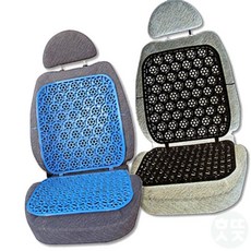 윤망찌 차량용 통풍시트 1P, 블랙