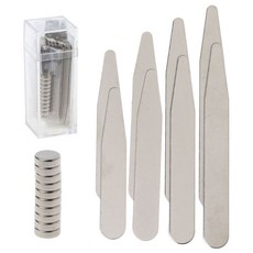 셔츠용 마그네틱 셔츠 뼈 보강재 스테인리스 스틸 소재 칼라 스테이