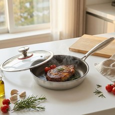 ROYAI ONE 인덕션 티타늄코팅 316 스텐 후라이팬 프라이팬, 1세트, 24cm