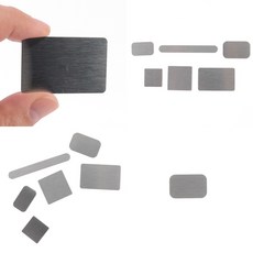 주방용 부착식 사각 철판 1개입 주방용품 벽부착철판 자석철판, 68x5mm