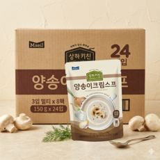 코스트코무료배송 상하키친 양송이크림스프, 150g, 24개