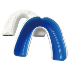 NORDITION 雙層運動牙套 - 護齒器 護牙套 成人/兒童(送收納盒) 台灣製 防磨牙 拳擊 泰拳 BJJ 跆拳道 護牙 護齒 泡熱水, 白藍色, 1套