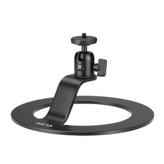 VIJIM LT04 星環多功能桌面托架 投影機相機手機通用支架 球型雲台設計 承重5公斤, 1個, LT04 星環 桌面托架, Black