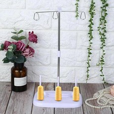 스레드 스풀 거치대 스탠드 랙 재봉 퀼팅 재봉틀 정리함, 1개