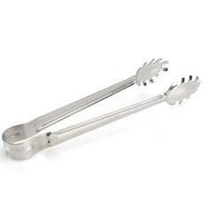 키친쿡 국수 파스타 스파게티 집게 뷔페 샐러드 스텐 집개, 사이즈-대, 1개