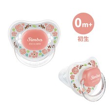 小獅王辛巴 蘊蜜超柔拇指安撫奶嘴, 1個, 蘿蔓安撫奶嘴-初生(玫瑰)