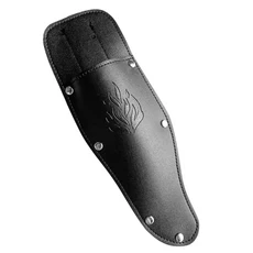 PU 가죽 홀스터 원예 가지 치기 가위 커버 정원 케이스 Pruner Sheath Holster with Locking Button, [01] Black Sale, 1개