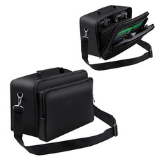 Xbox Series X 휴대용 케이스 분리형 어깨끈 콘솔 보호 보관 가방 컨트롤러 게임 수납, 1개
