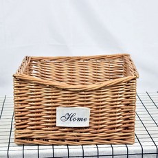 라탄 피크닉 바구니 세트 4인 식기포함, 1개, D. 34340 천연색 안감없음