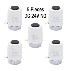 1/5/10 조각 DC24V 평상시 닫힘 열림 NO M301.5mm 바닥 난방용 전기 액추에이터 Radiato, 02 5 Pieces 24V NO
