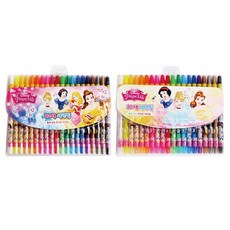 디즈니 프린세스 색연필 랜덤 발송, 20색, 1개