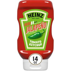Heinz 토마토 케첩 피클 시즈닝 382.7g(13.5온스) 병, 14 Ounce (Pack of 1), Jalapeno Tomato Ketchup, 1개