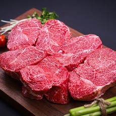 한우 1+등급 암소한우 국거리, 3개, 300g