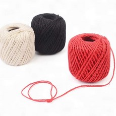 마끈 2합 포장 공예 끈 장식 묶음 선물 diy 매듭 컬러 자연 꼬임 꼬임끈, 1개, 단일상품0, 블랙