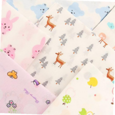 가재수건 순면 나염 가제손수건 대 10매입