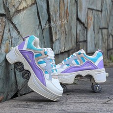 히든 바퀴힐 신발 휠리스 슈즈 롤러운동화 성인 힐리스, 퍼플