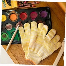 어린이 미술용 면장갑 물감 그림 체험 활동 보호장갑 창작 실습용, 3~5세