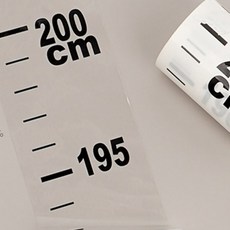 호호마켓 투명 키재기스티커 200cm 키즈스티커