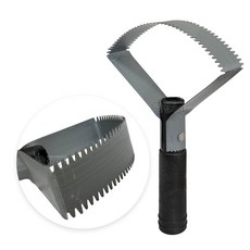 톱니형 소 빗 대형견 털갈이 소 털 송아지 소등긁개 동물 소용품 송아지빗 털관리 털빗 브러쉬 브러싱용 가축, 1개, 대형 가축 빗-톱니