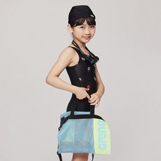 아레나 키즈 무빙 여아동 4부 반신 키트 세트 A4BG1KG05BLK