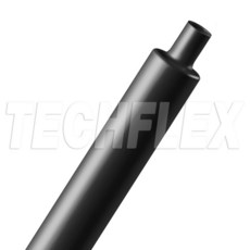 美國Techflex H2N0.06BK 熱縮套管 1公尺 1/16/ 1.59mm 熱縮比2:1 軍規, 1個, 1/16"(1.6m) H2N0.06,黑色
