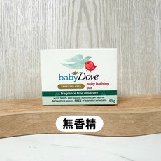 baby Dove 嬰兒沐浴皂, 1個, 綠-無香