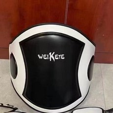 專業加厚泰拳護大腿靶 搏擊散打訓練護具 家用掃腿靶 護腿靶, 1個, 黑白腰靶1個