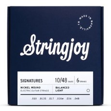 Stringjoy 電吉他弦 Balanced Super Light 09-42, 1個, Light 10-48