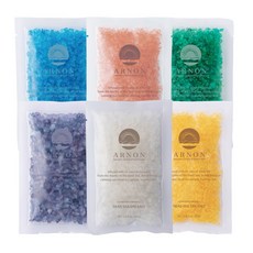 아르논 사해소금 입욕제 6종 세트 블러썸 포함 [내추럴+라벤더+레몬+포레스트+오션+블러썸], 6개, 80g