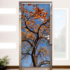 아트박스/꾸밈 cl832-주렁주렁금전운의감나무_현관문시트지, 본품