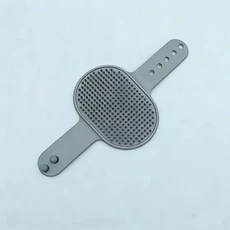 쿠쿠스토어 부드러운 고무 애완동물 목욕 브러쉬 고양이와 강아지 마사지 및 미 장갑 털 제거 세척, 01 grey