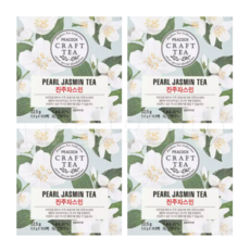 피코크 진주 자스민 1.5g x 15티백, 22.5g, 4개, 15개입